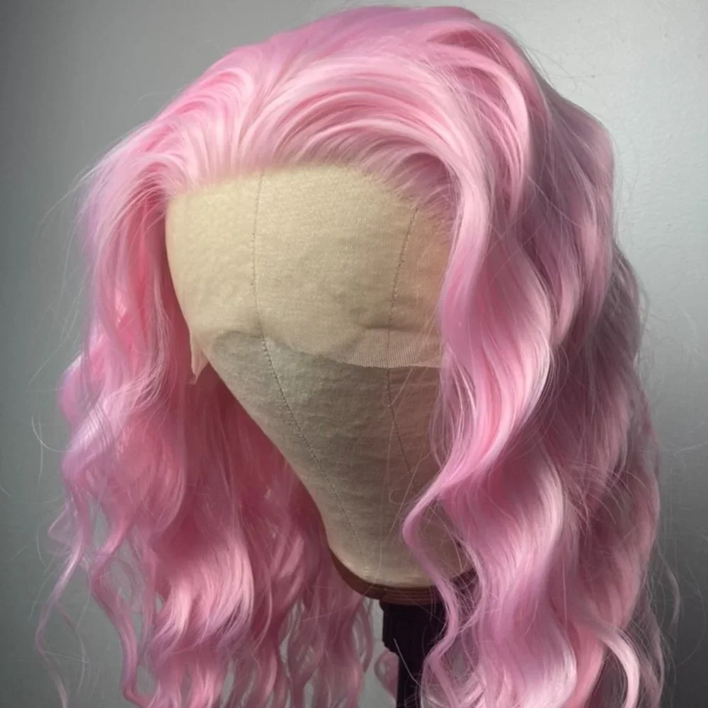 Light Pink Wig Lace Front Wig